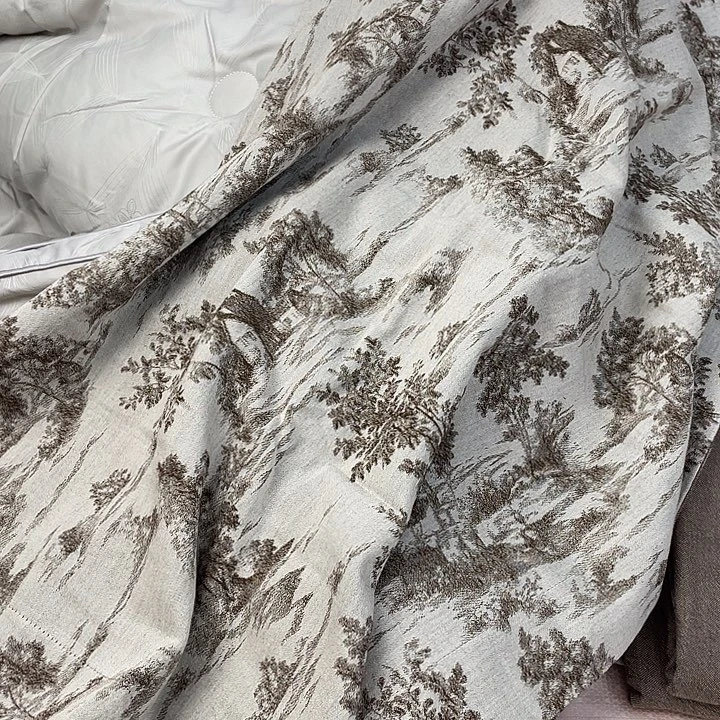 诺***貅真丝真丝标准双层纱四件套