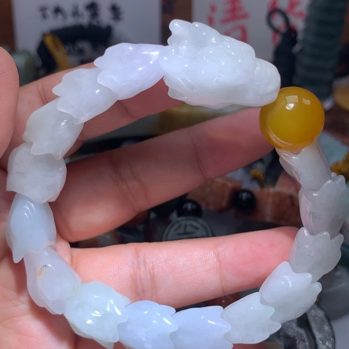 翡翠未镶嵌颈饰保真天然A货翡翠