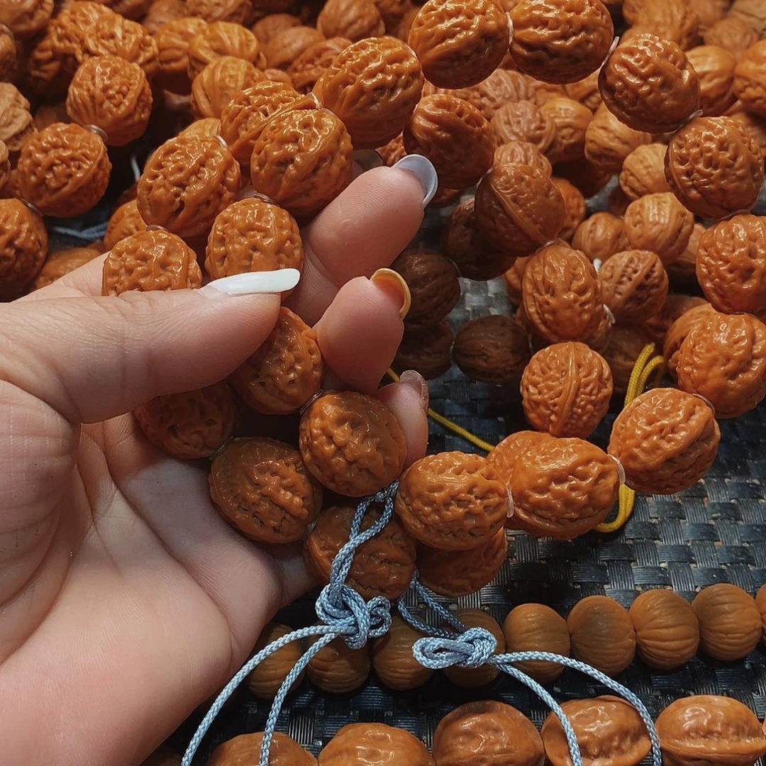 文玩核桃手串高***寒荔枝纹