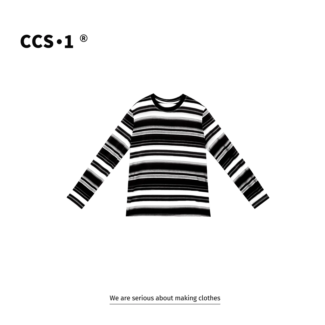 LEEREDSUN ·  避暑 条纹圆领百搭长袖YY24CX001