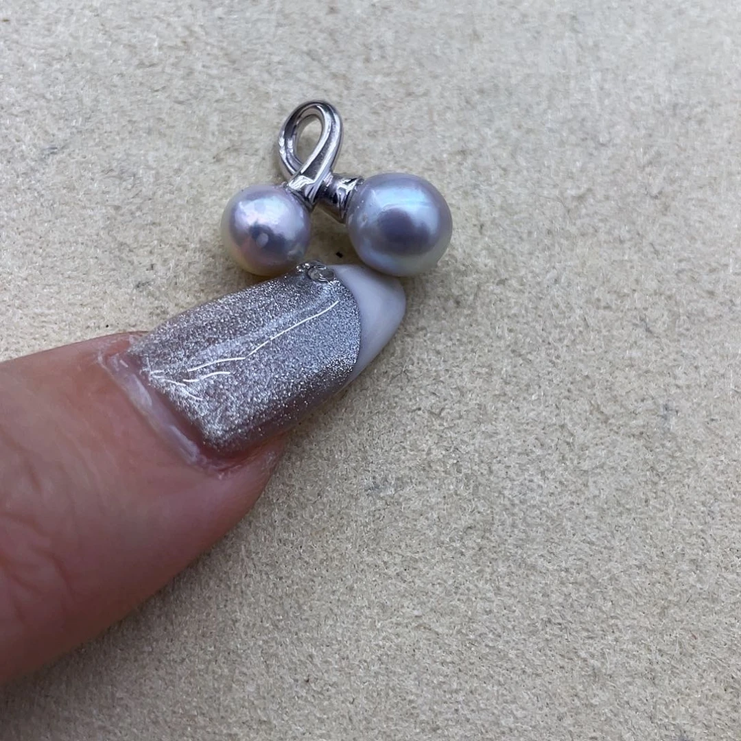 海水珍珠吊坠(赠链)银S925镶嵌