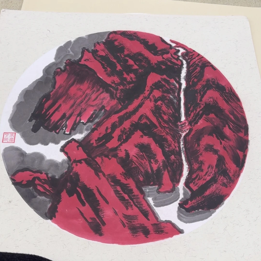 国画50-50卡纸作品艺