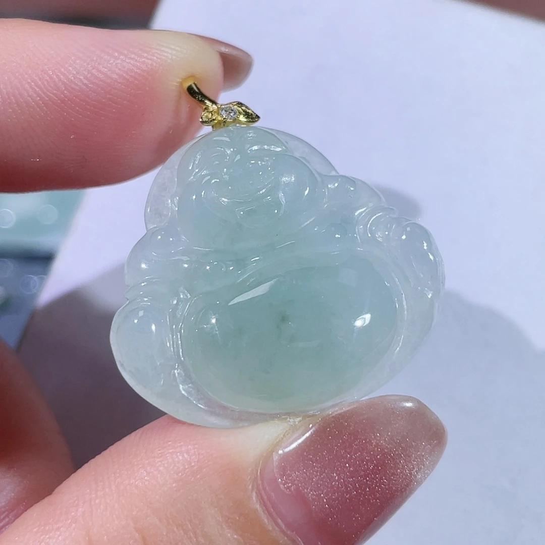 颈饰未镶嵌翡翠佛公