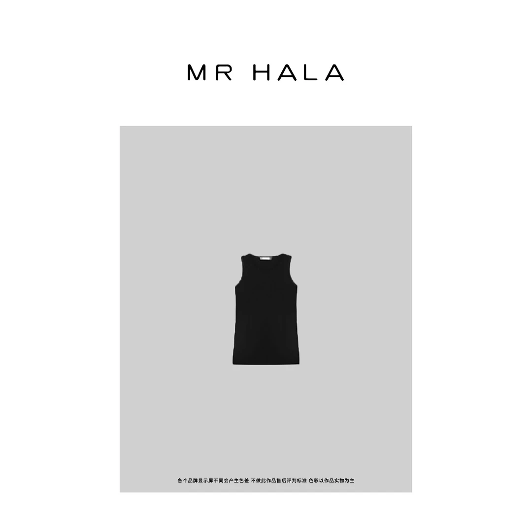 MRHALA 晨露扶桑纱棉背心上衣女 QT3901