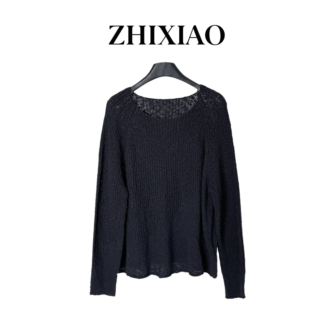 【ZHIXIAO】秋冬新款：针织长袖上衣161405