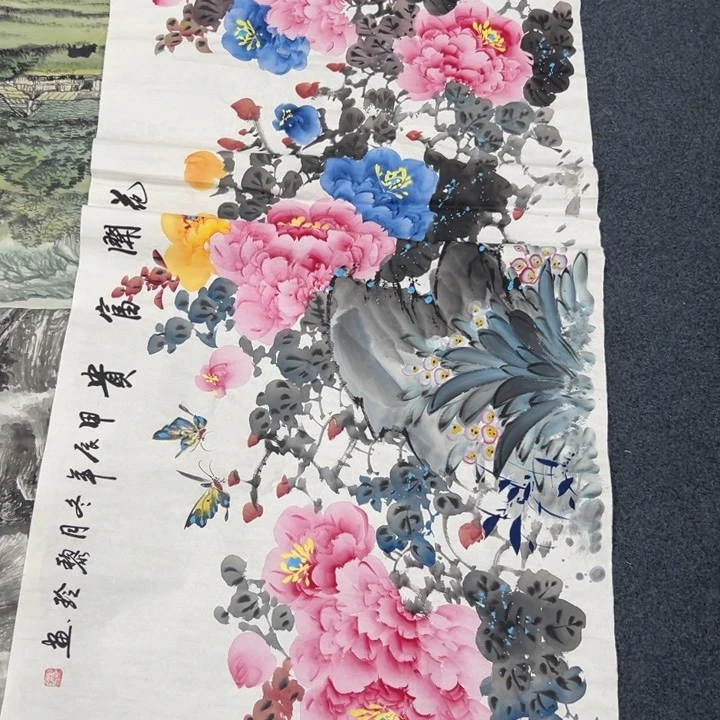国画纯手绘字画宣纸国画