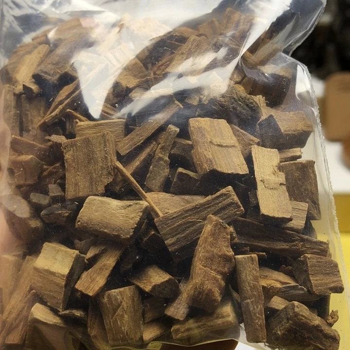 檀香木手串/手链老山檀香50克黑肉碎粒