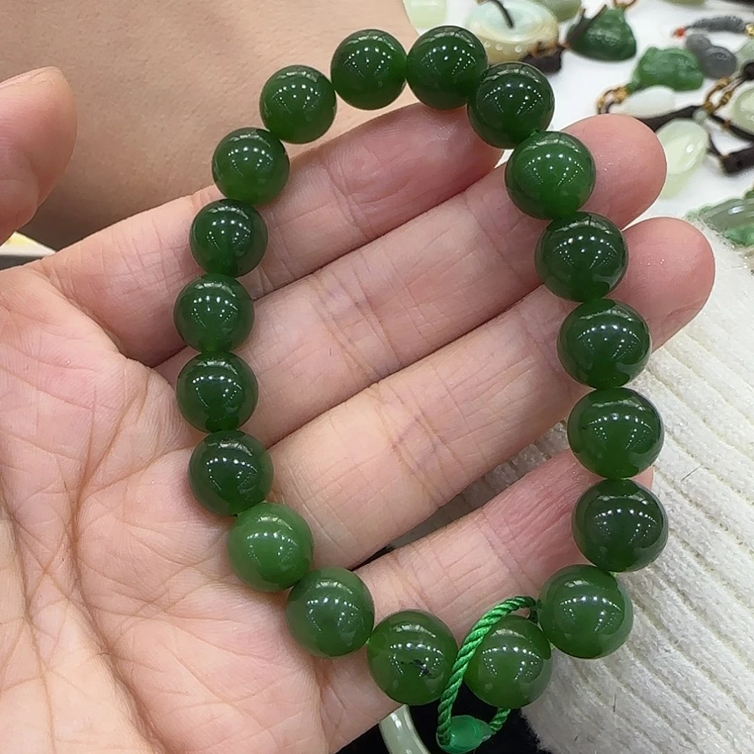 和田玉手串未镶嵌