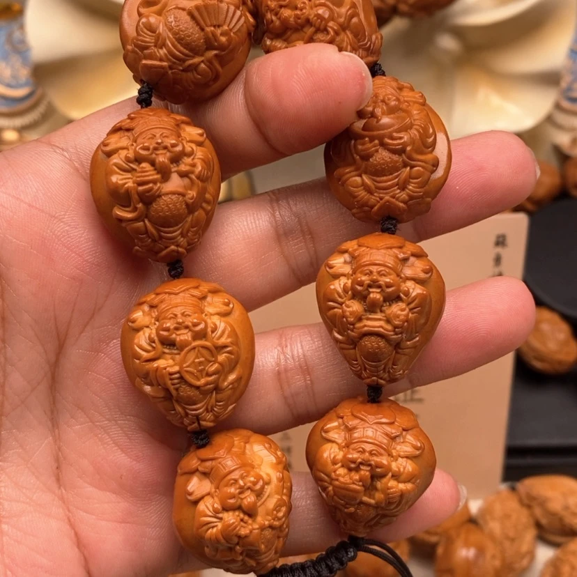 【闪购商品】橄榄核手串橄榄手工雕刻工艺