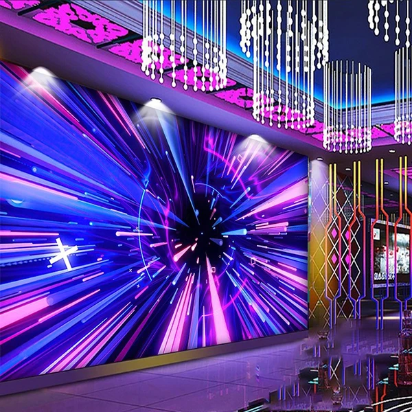 ktv墙纸闪光墙布歌厅酒吧会所包厢壁布直播间科技感背景发光壁纸