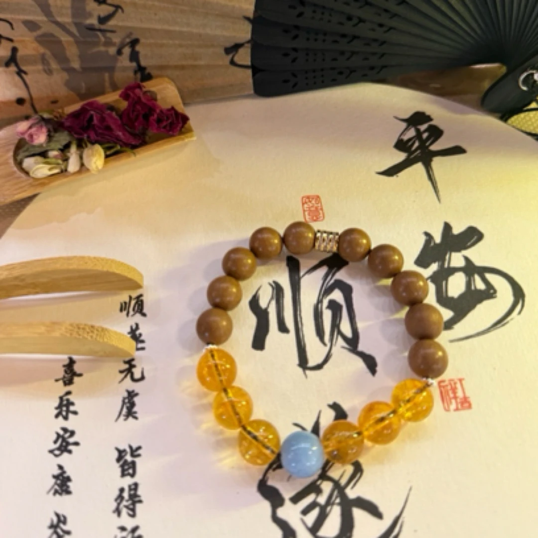 合香珠手串中药材手工制作安抚紧张解秽花香