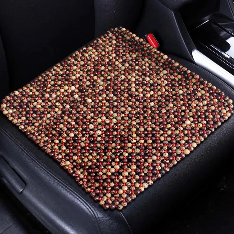手编夏季汽车坐垫单片菩提子凉垫夏天座垫通用单个屁屁垫珠子方垫