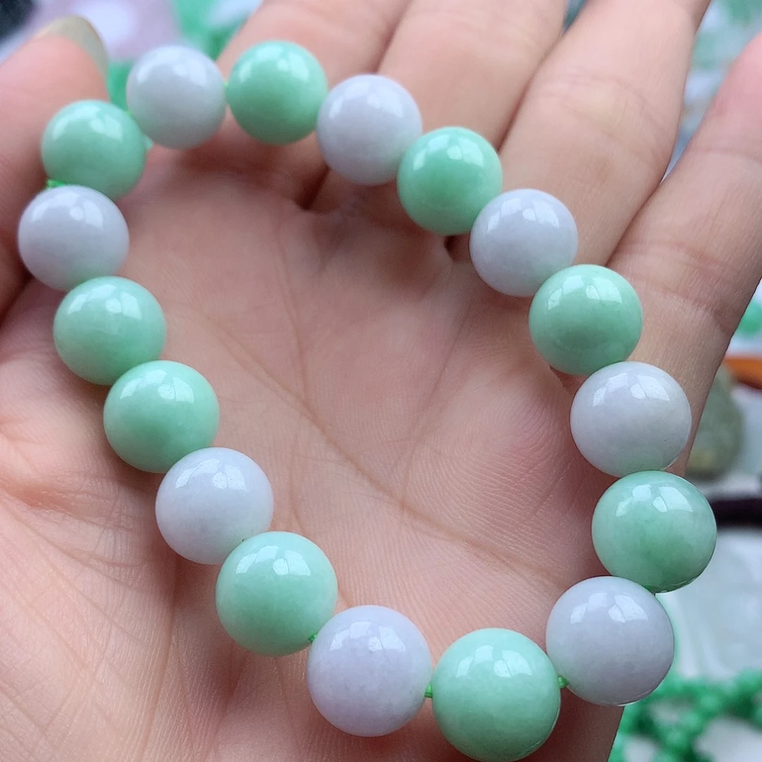 未镶嵌手链翡翠手串