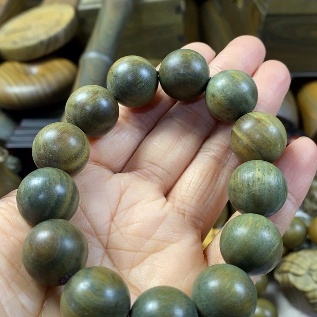 陶瓷绿檀木制工艺品18