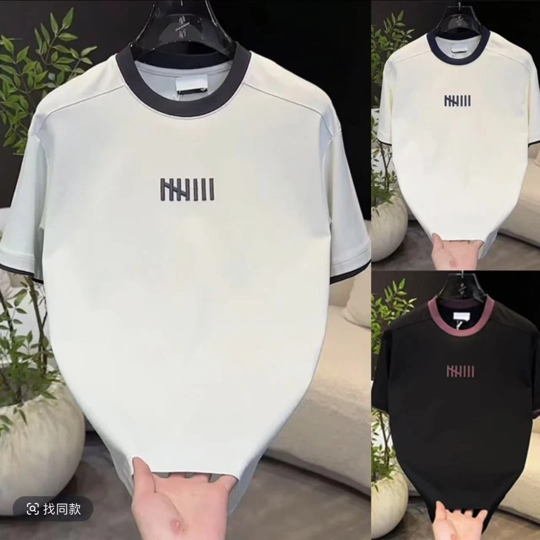 男士男款夏季新款高品质简约半袖休闲百搭潮流圆领T恤短袖2567