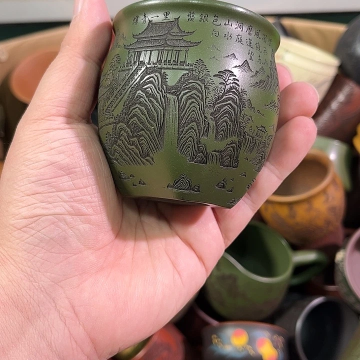 茶杯紫砂全手工紫砂主人杯