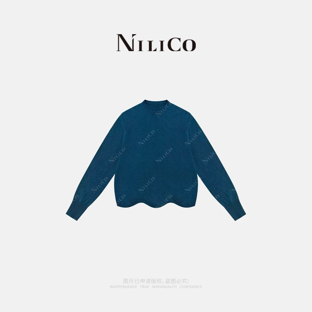 NILICO【漫雾 】慵懒绵羊毛减龄软糯保暖毛衣