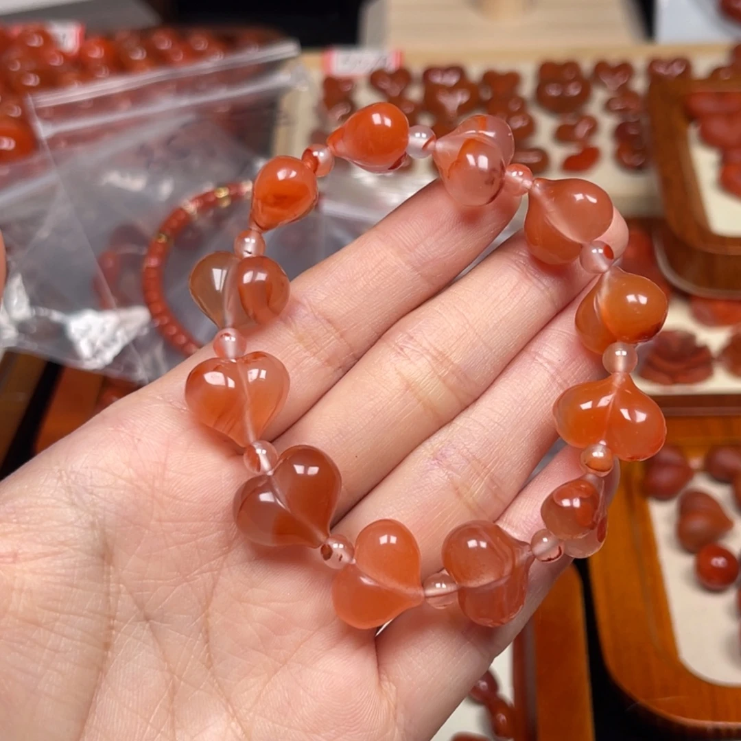 南红玛瑙未镶嵌手串