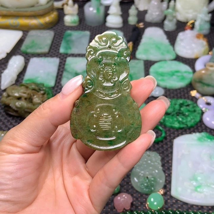 石***迷翡翠挂件未镶嵌清