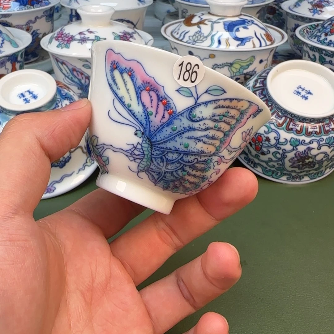 彦祖纯手工手绘茶具186