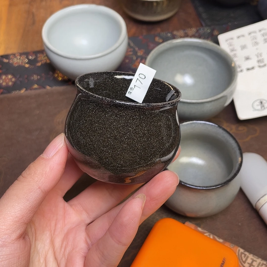 茶盏170 福临号建盏柴烧薄胎