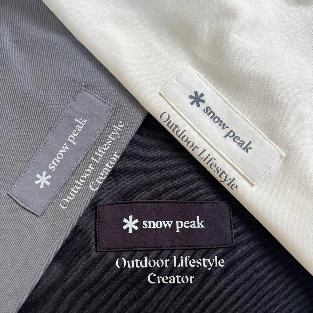 雪峰贴布字母logo短袖-速干宽松运动短袖