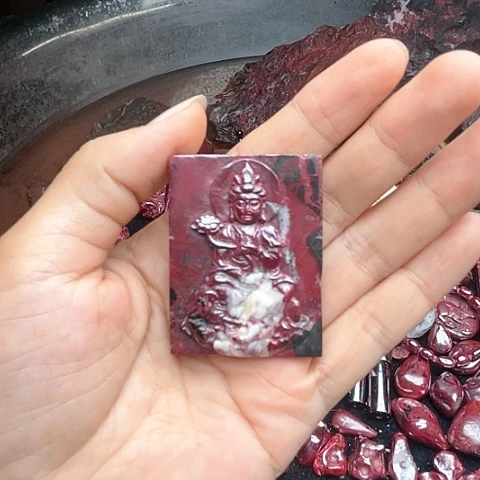 【闪购商品】天然辰砂富*天然原矿朱砂吊坠