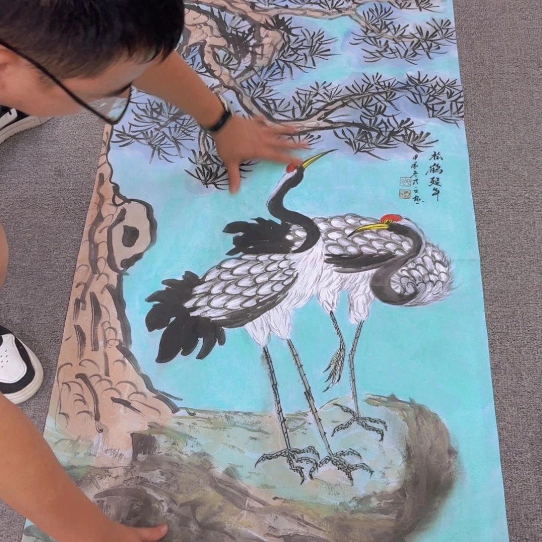 国画国画作品多次