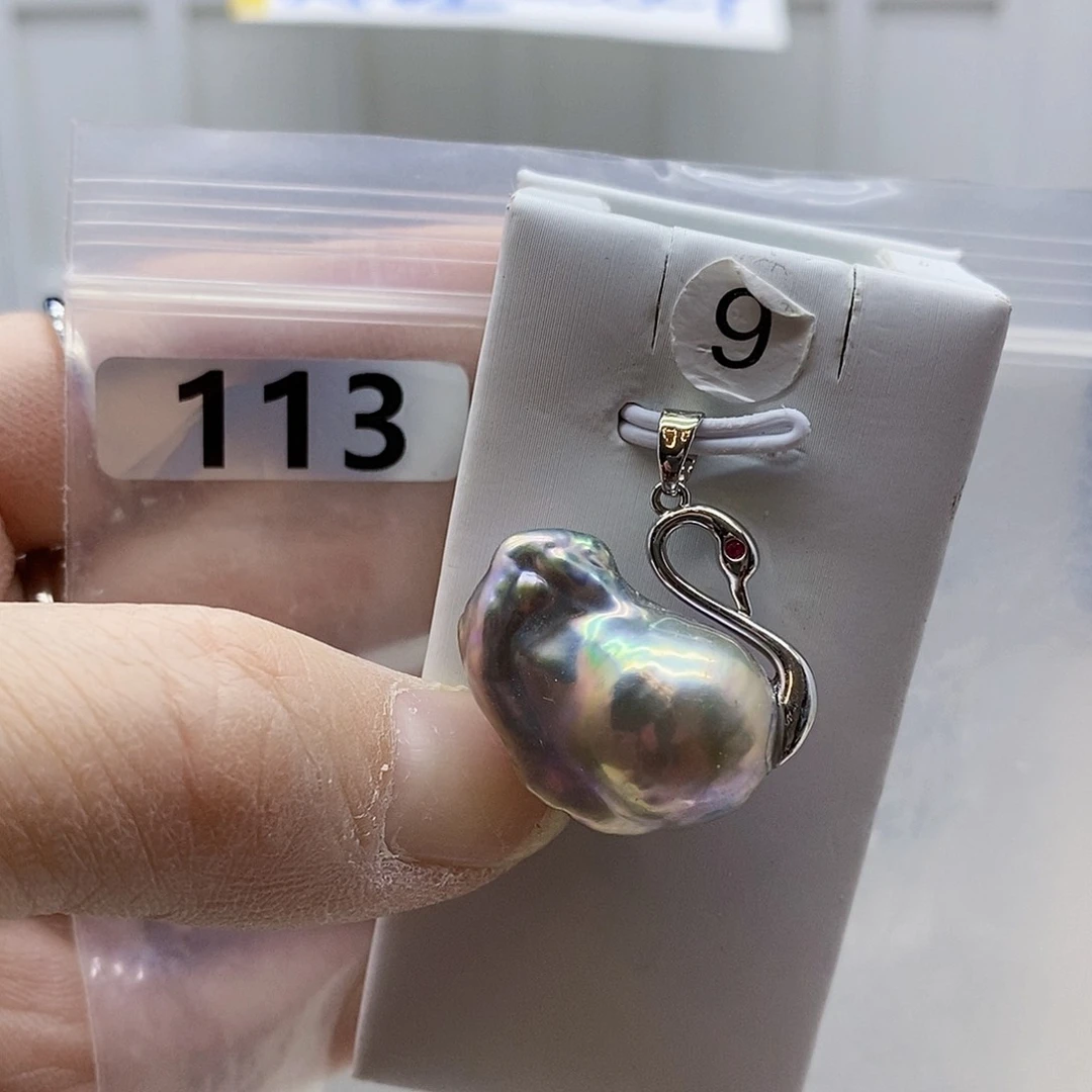 颈饰合金淡水珍珠