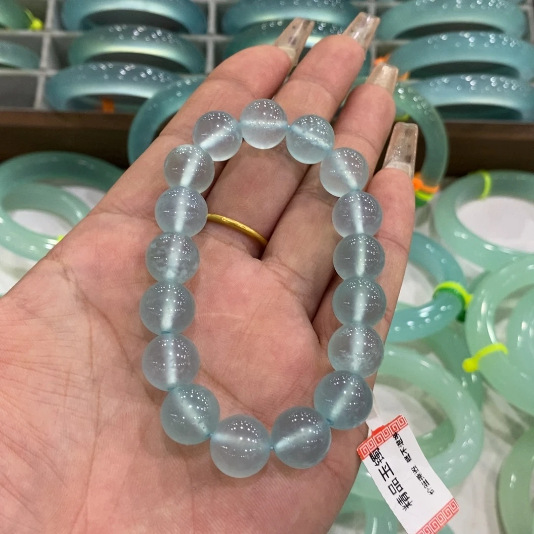 未镶嵌蛇纹石玉手串