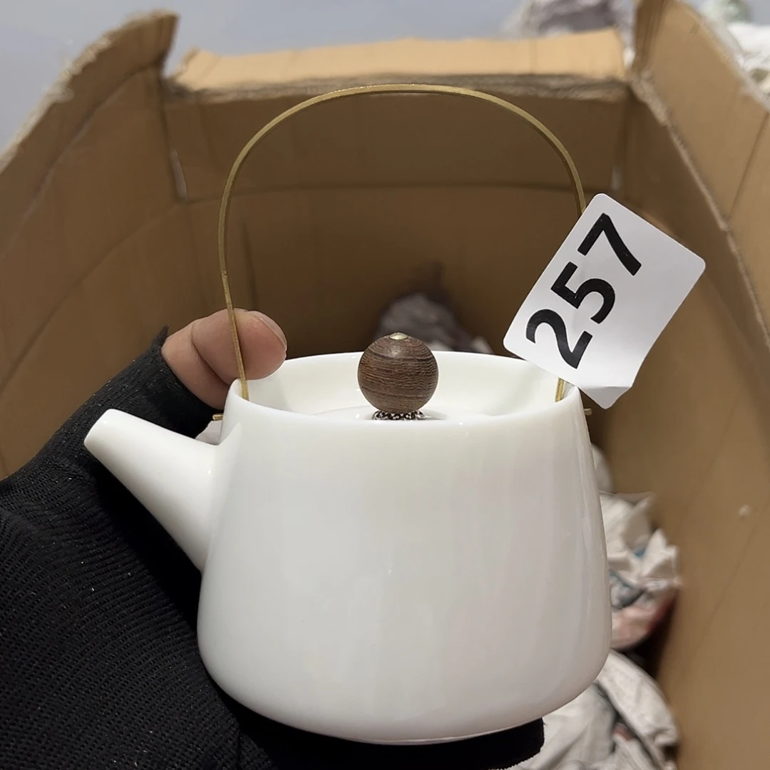 瓷片茶摆件工艺品摆件666