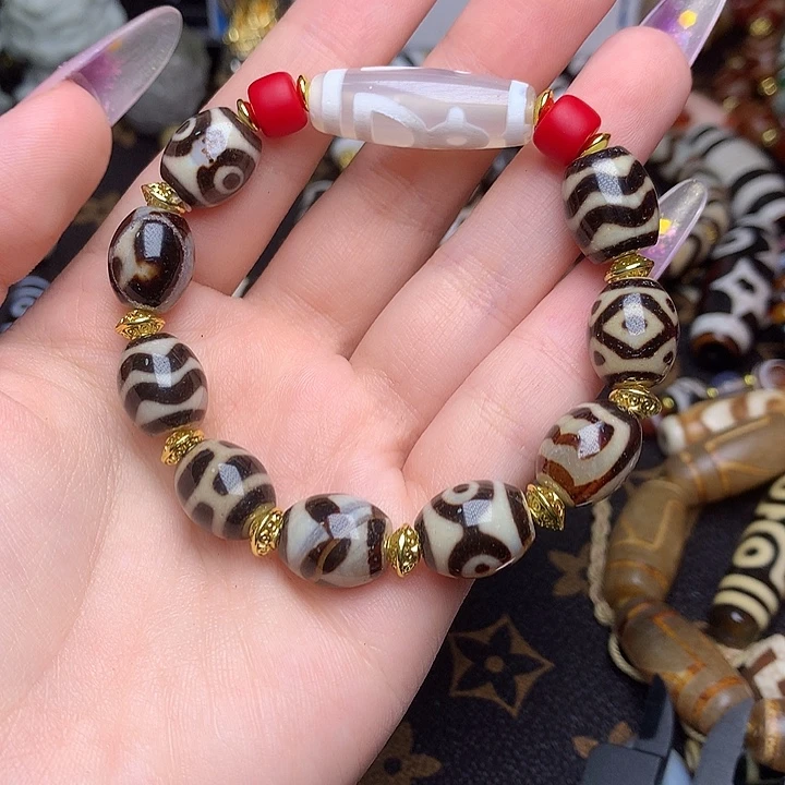 玛瑙/玉髓未镶嵌发一条