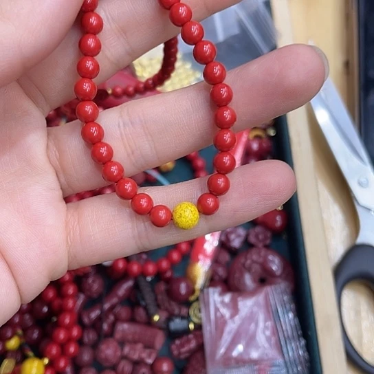小***青天然辰砂卡5单圈的设计