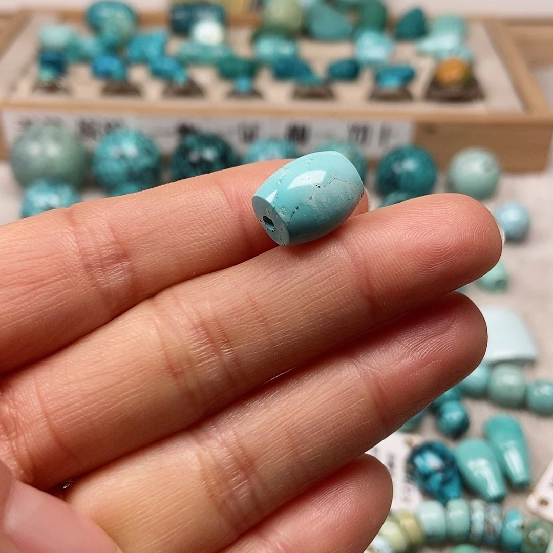 未镶嵌绿松石珠宝半成品