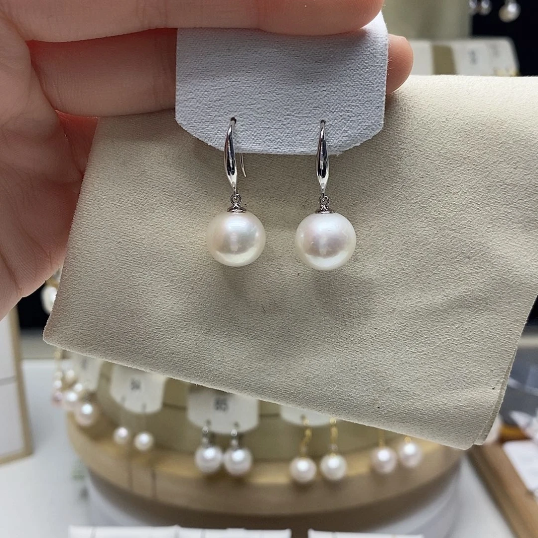 耳饰淡水珍珠银S925镶嵌