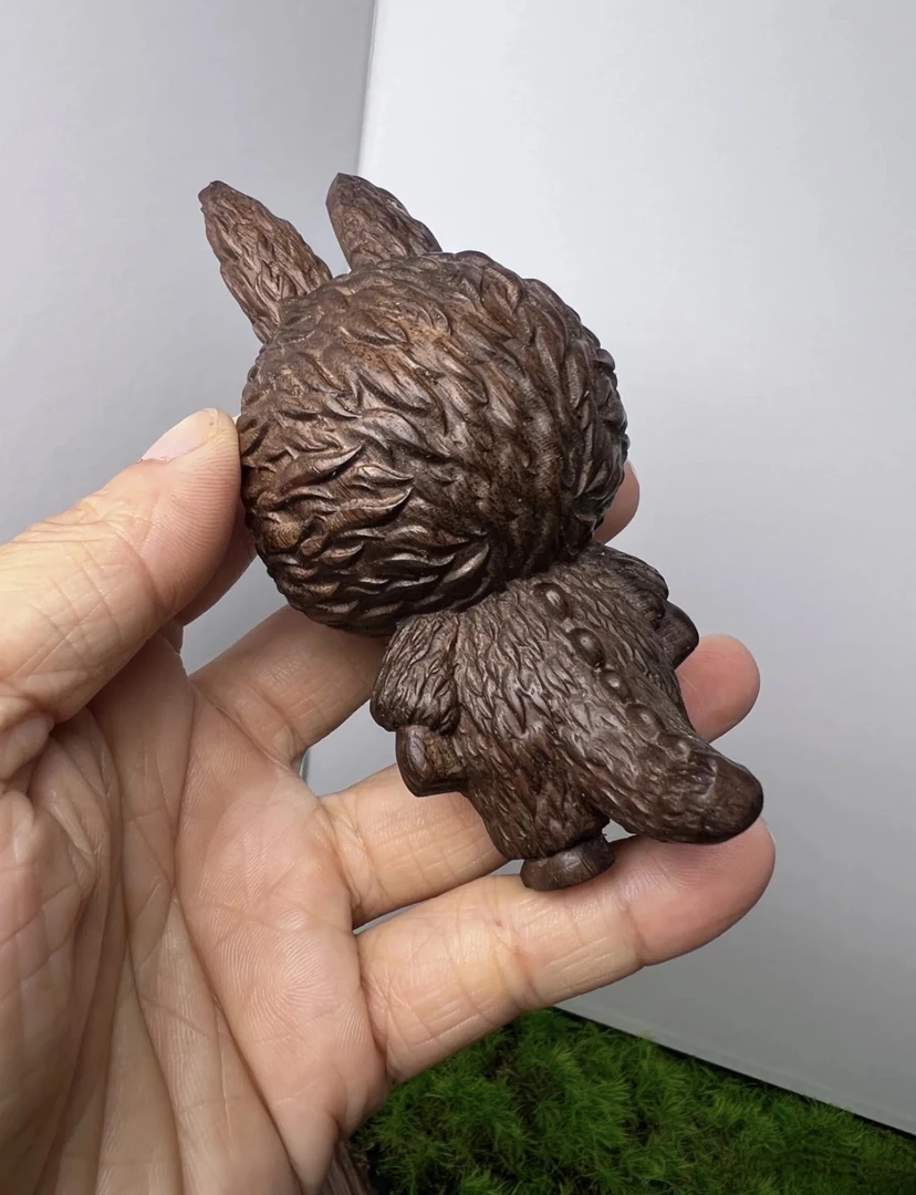 可以手盘包浆zimomo工艺品个性创意手把件实木雕刻雕塑把玩木质