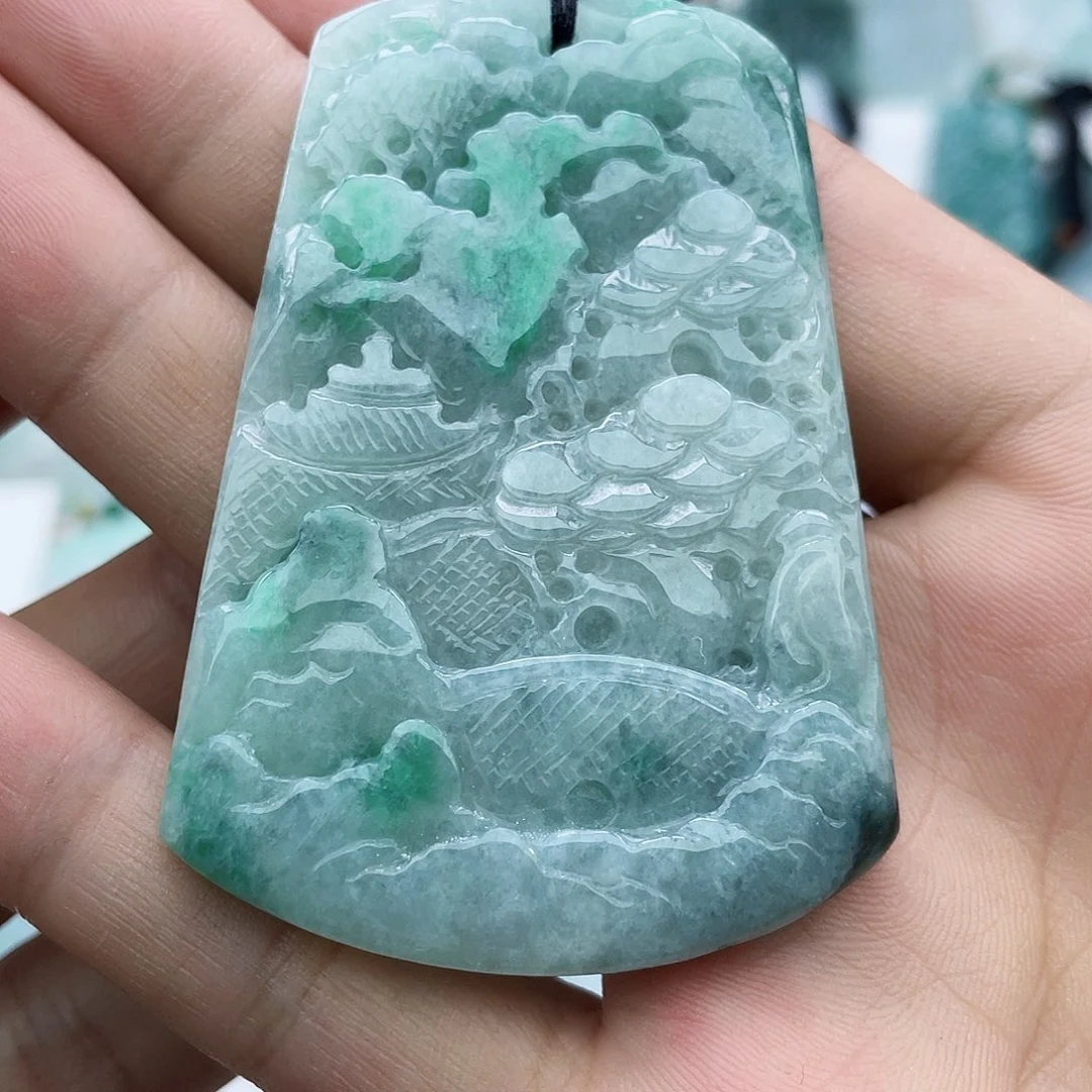 颈饰未镶嵌翡翠翡翠