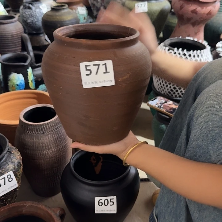 粗陶高度20口径15带孔 （水培无孔下单备注）