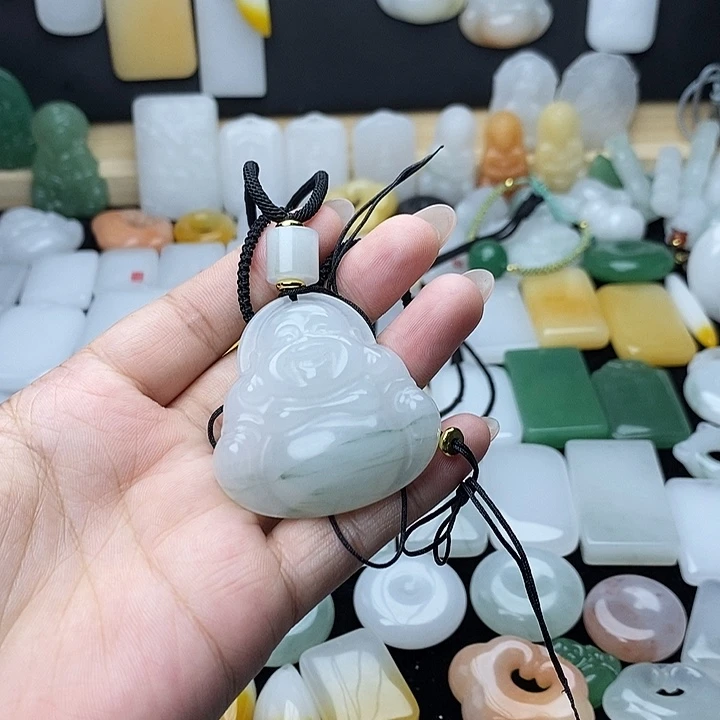 石英质玉未镶嵌颈饰老*