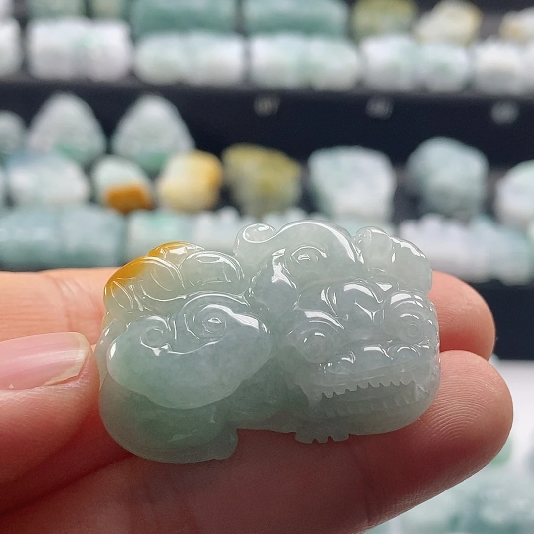 颈饰未镶嵌翡翠翡翠貔貅