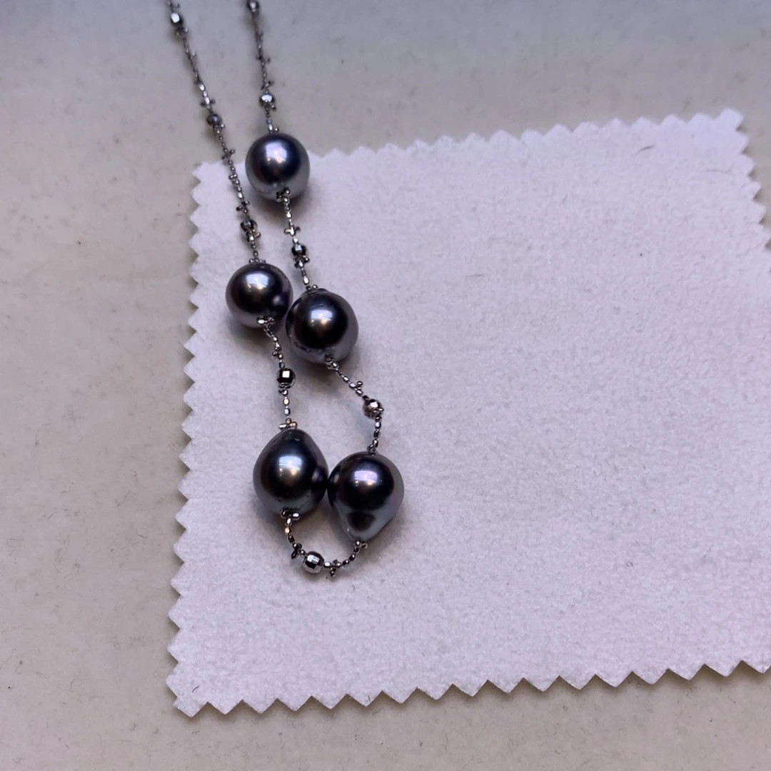 颈饰银S925镶嵌海水珍珠