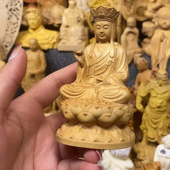 黄杨木黄杨瑕疵地藏