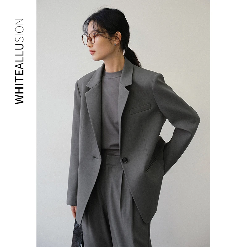 清仓 1641 春季新款高级感职业装通勤显瘦气质西服上衣