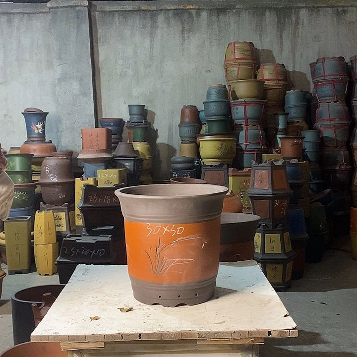 紫砂花盆紫砂花盆