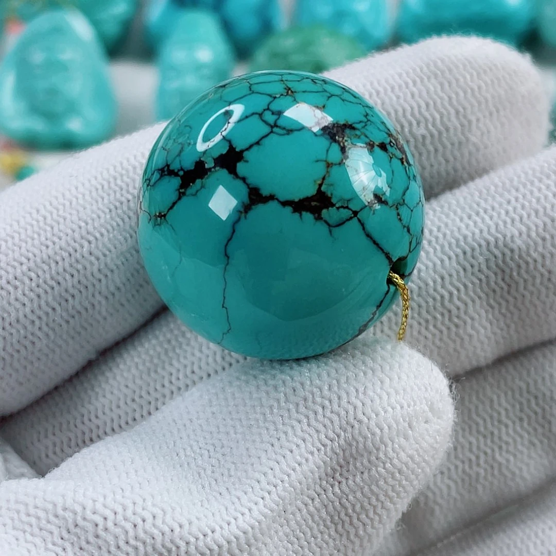 绿松石未镶嵌车挂