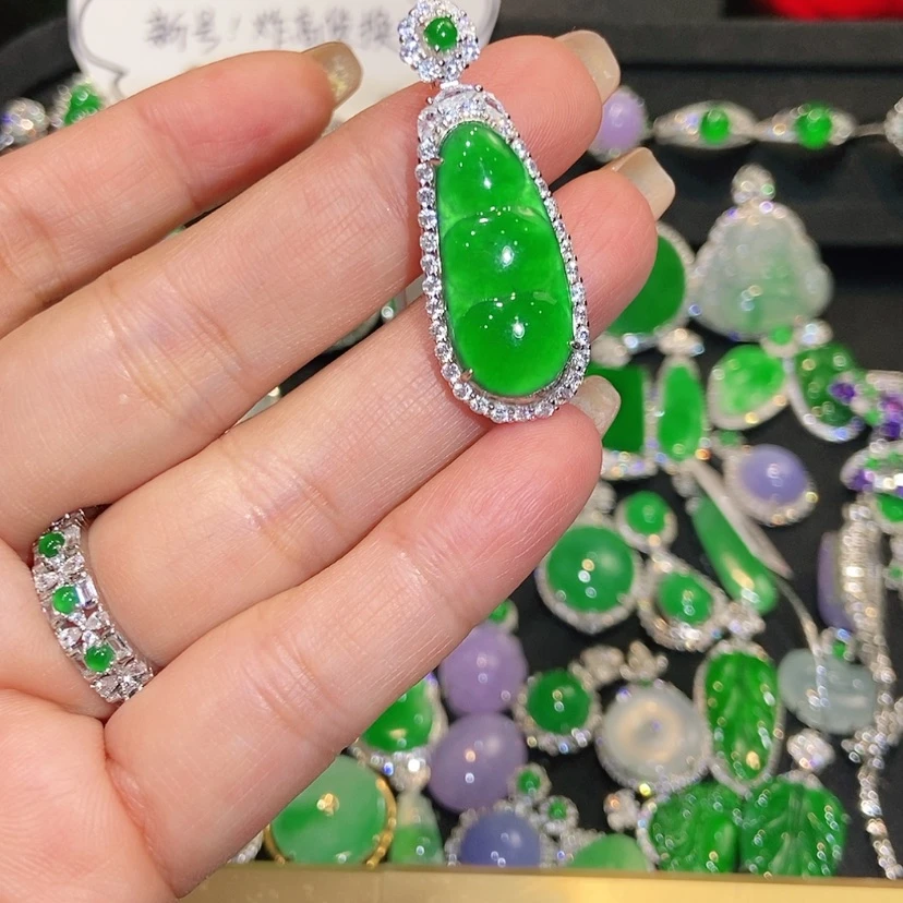 【闪购商品】翡翠未镶嵌颈饰天然翡翠