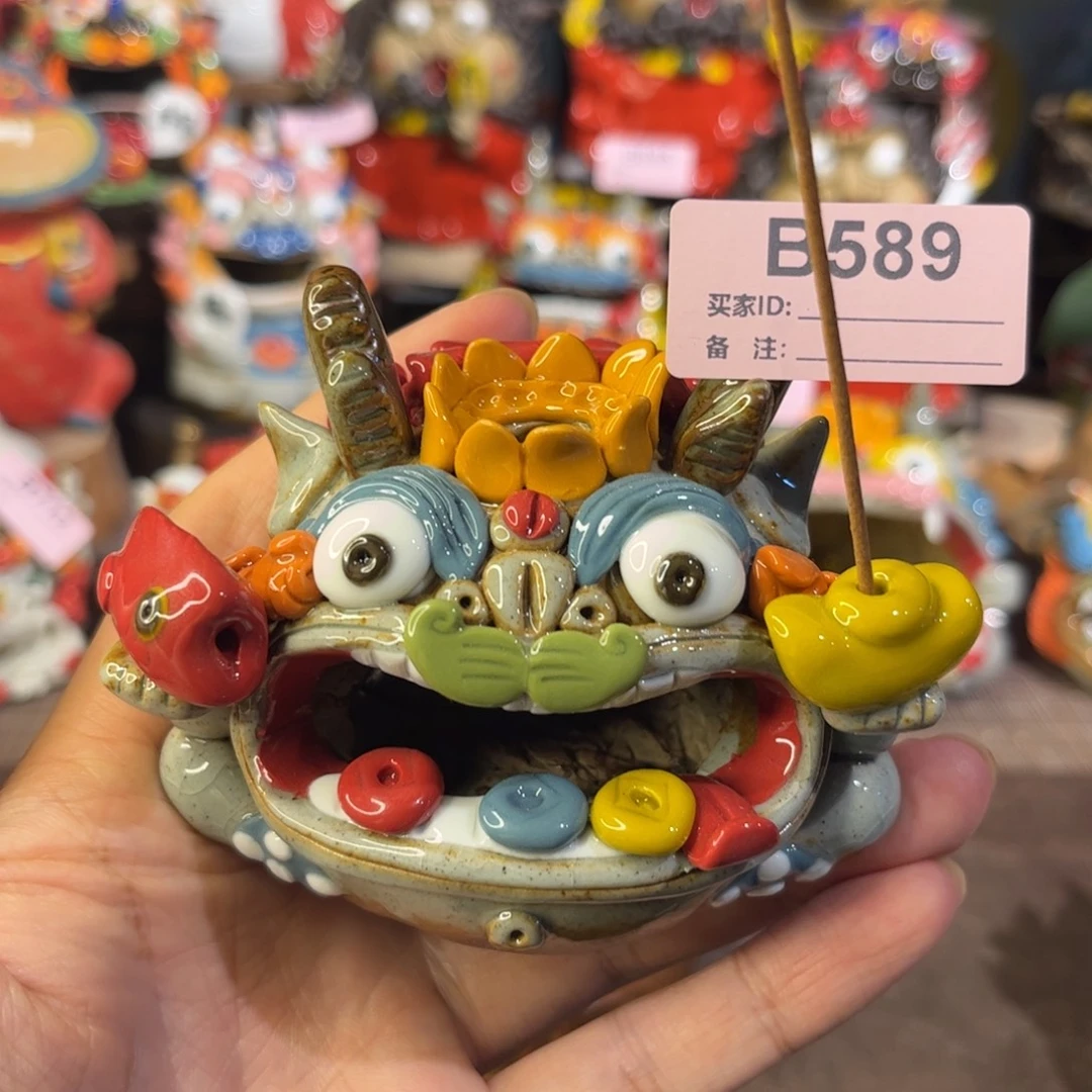 泥塑纯手工茶宠摆件