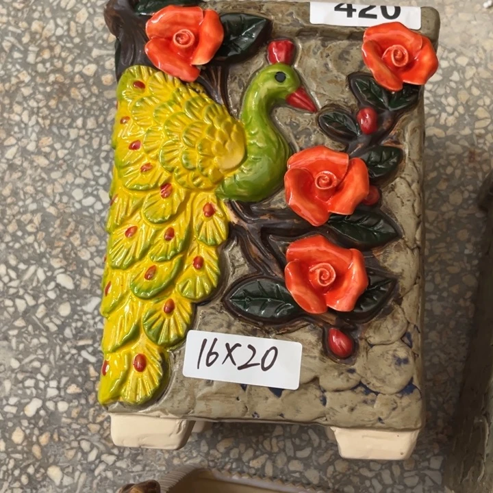 紫砂花盆粗陶材质多肉花盆