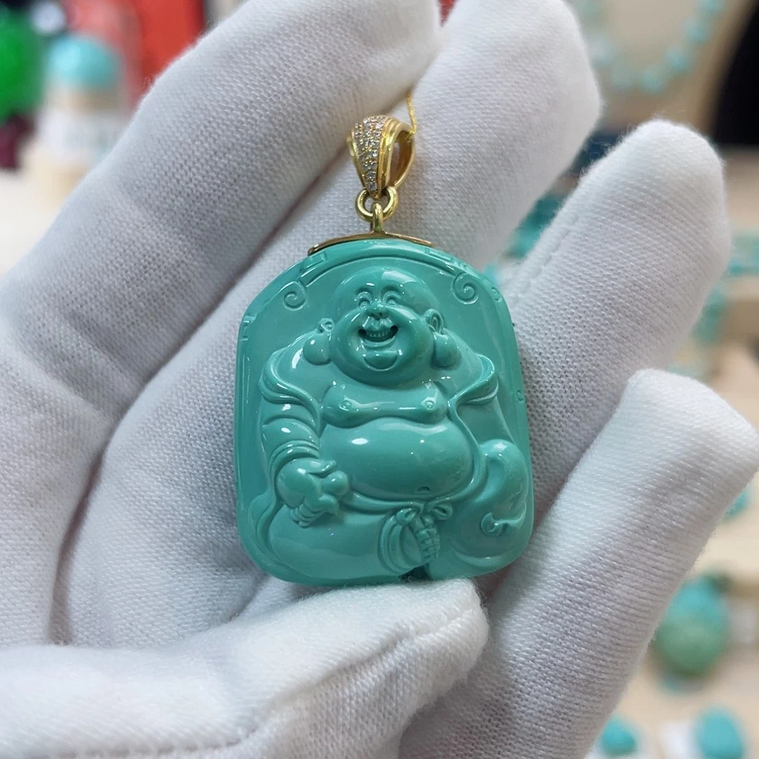 绿松石珠宝奇石未镶嵌