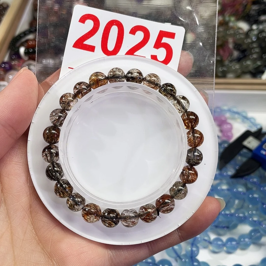 手链水晶未镶嵌黑金超七7.5